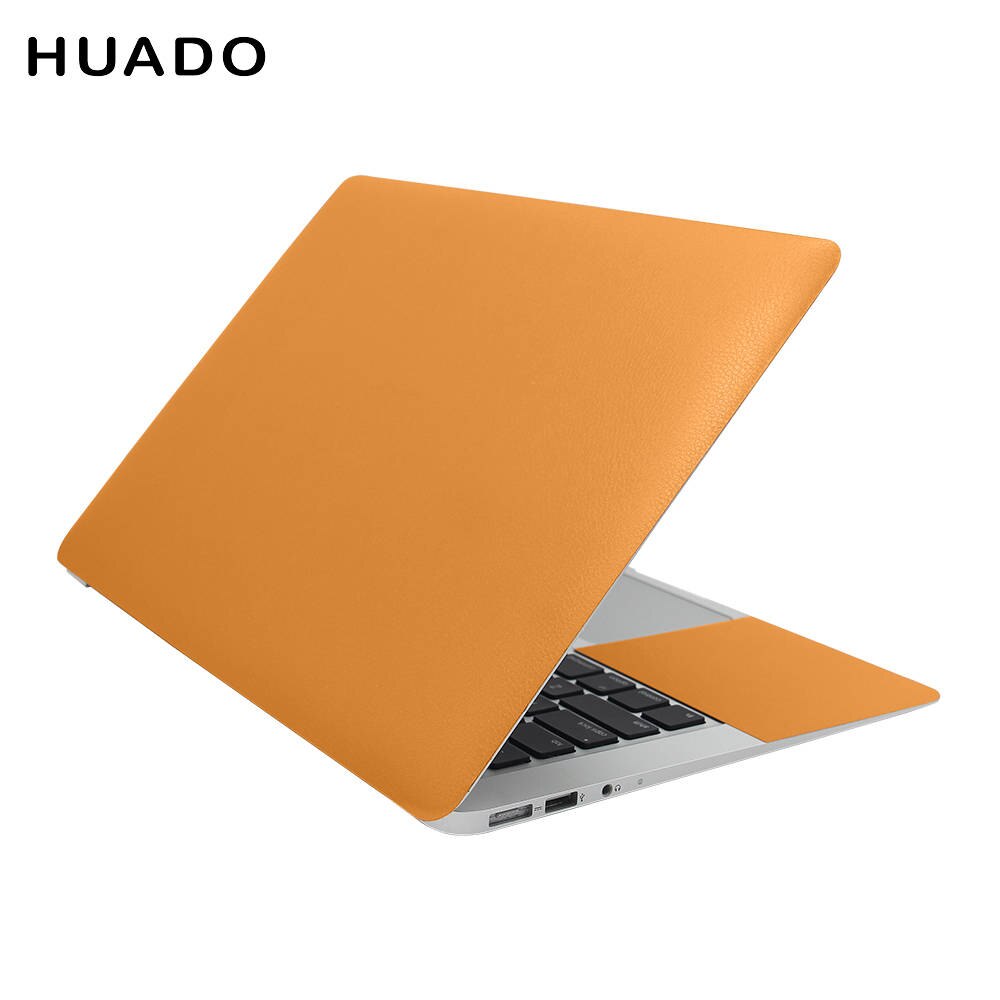 14 "15" 15.4 "15.6" 13.3 skórka na laptopa kalkomania jednolita obudowa pcv drukuje Notebook PC wielokrotnego użytku komputer Protector skórki: 10inch (27x17cm) / Pomarańczowy