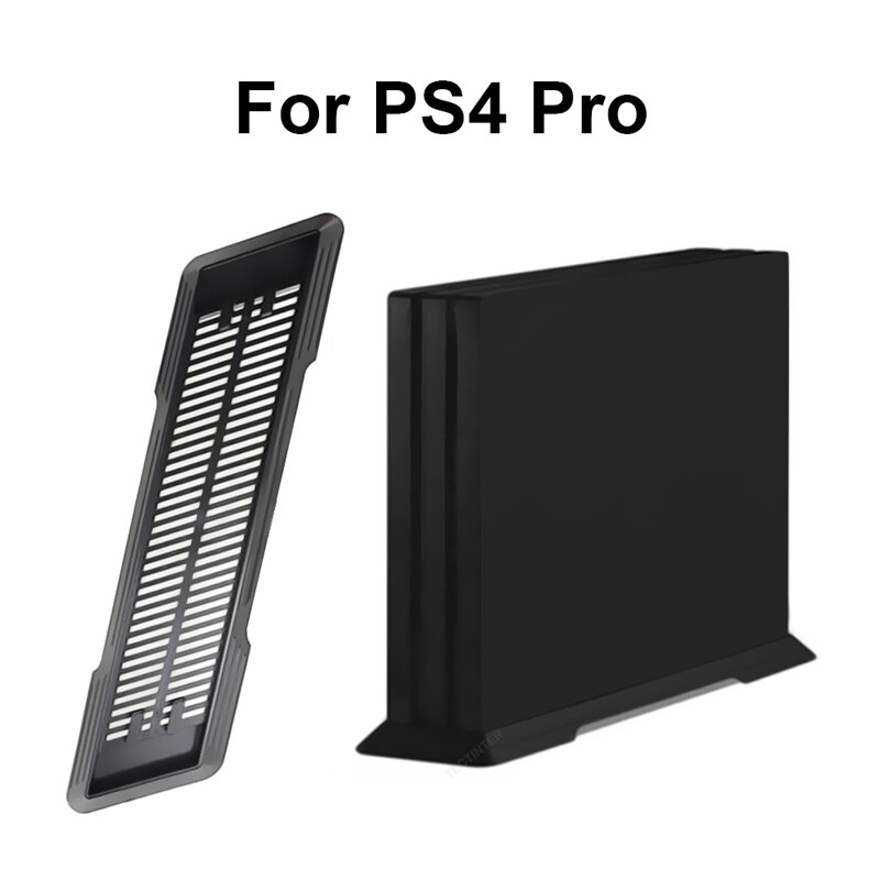 Verticale Stand Voor PS4 Slim Console Dock Cradle Mount Bracket Houder Voor PS4 Gastheer Basis Voor PS4 Pro Console Gaming accessoires: P4Pro-Black