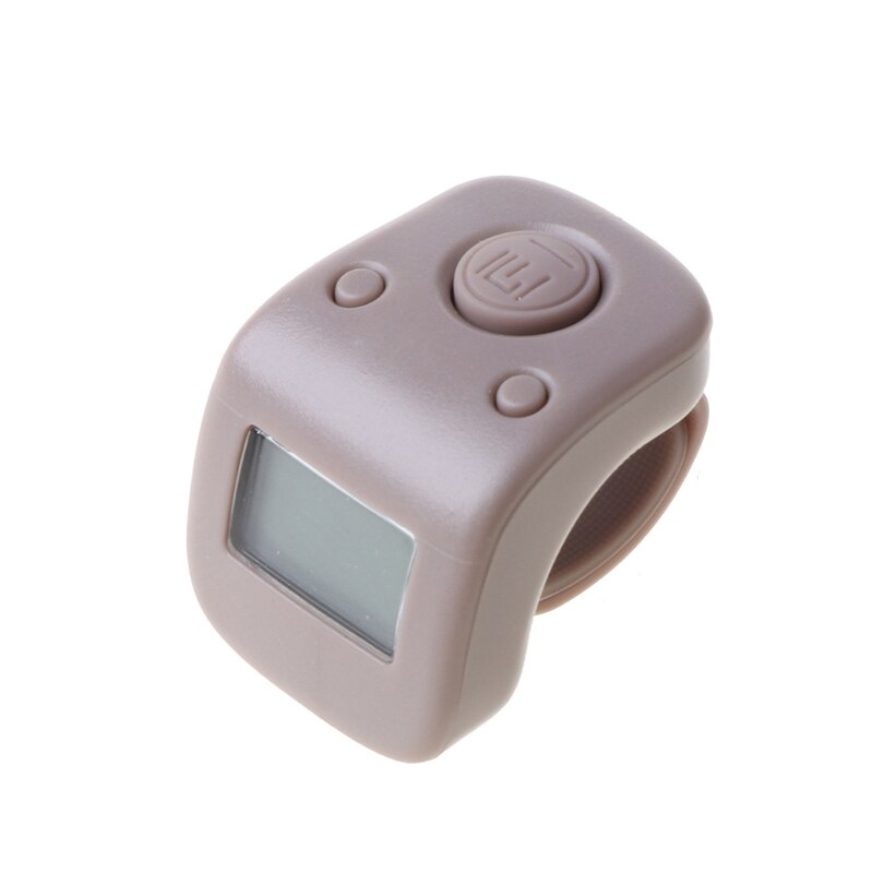 Mini Rechargeable Digital LCD Electronic Finger Ring Hand Tally Counter Six/6 Digit beads/Prayer Counter Clicker