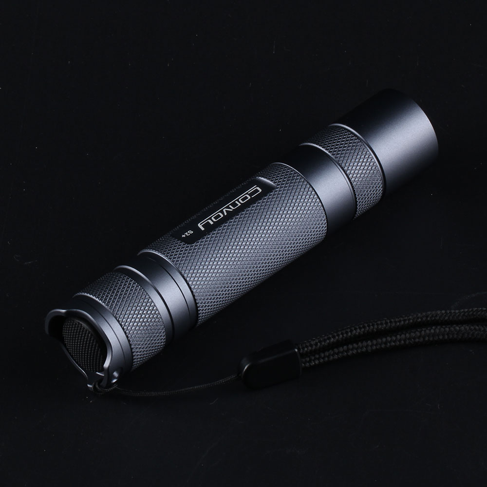 Gray Convoy S2+ with nichia 219C,Ra>90,DTP copper plate,ar-coated glass lens,7135 biscotti firmware