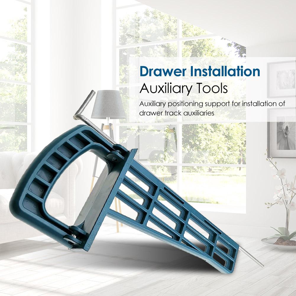 Auxiliary Positioning Holder Drawer Slide Jig Mounting Hardware Woodworking Furniture Hardware Slides Installation Tools