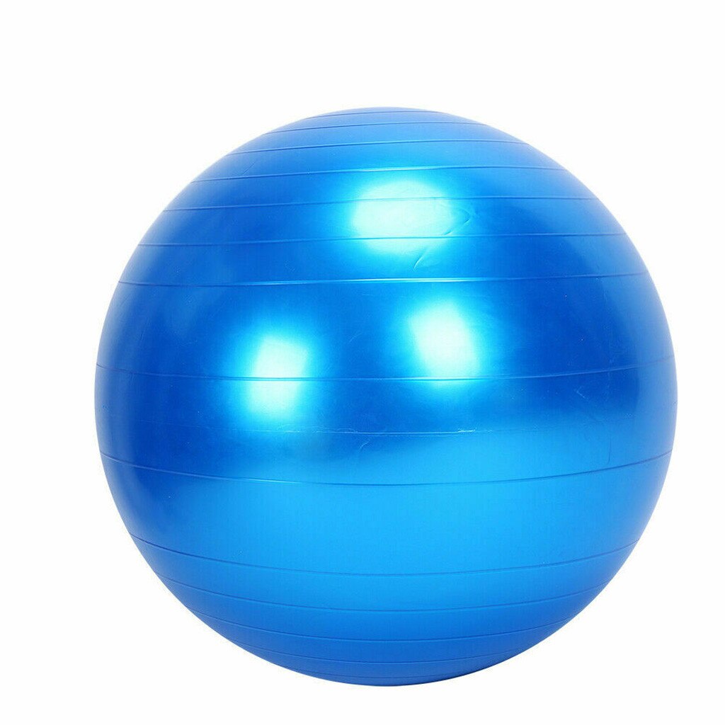 65cm Aerobic Exercise GYM Ball Fitness Core Pregnancy Birthing Anti Burst Gym Fitness Flexible Sport Equipment Accessories: Blue