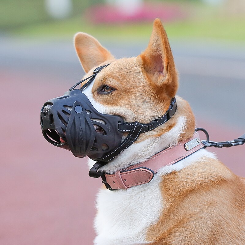 Hoopet Hond Muilkorf Anti-Bite Barking Eten Pick-Up Cover Gezicht Masker Kleine En Middelgrote Hond Snuit dierbenodigdheden: number 6