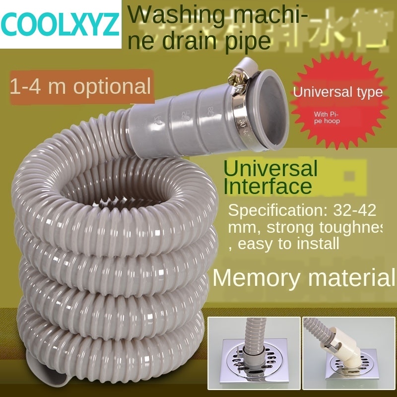 Fully automatic washing machine drain pipe outlet pipe basin sink extended semi-automatic pulsator 1Pcs