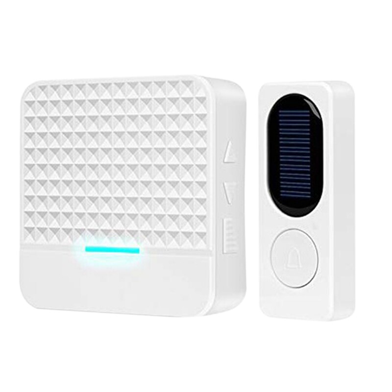 Solar Draadloze Deurbel Thuis Digitale Waterdichte Deurbel Ouderen Caller Us Plug