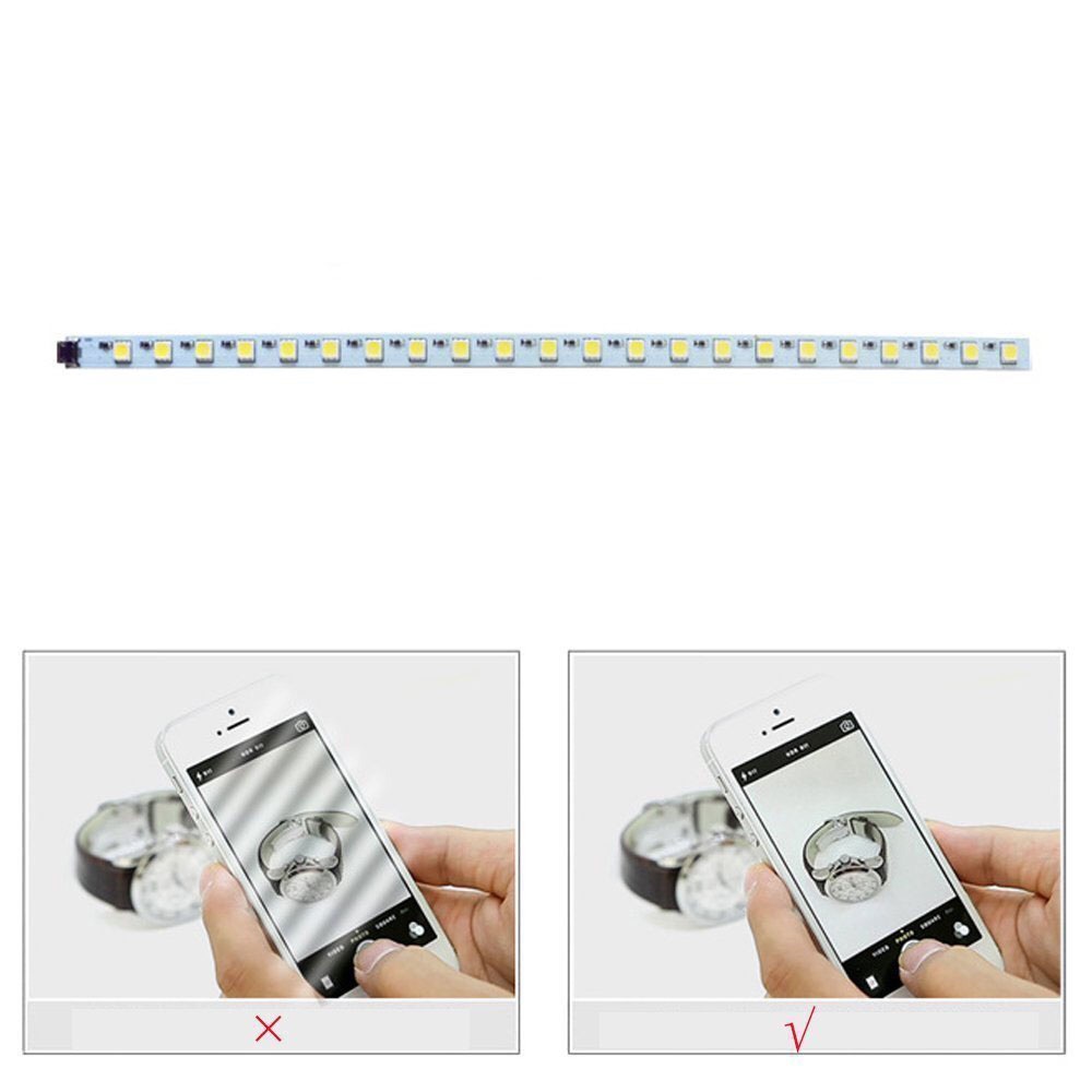 20*20cm Lightbox With LED Light Black White 2 Mini Folding Studio Diffuse Soft Box Photography Background Photo Studio box