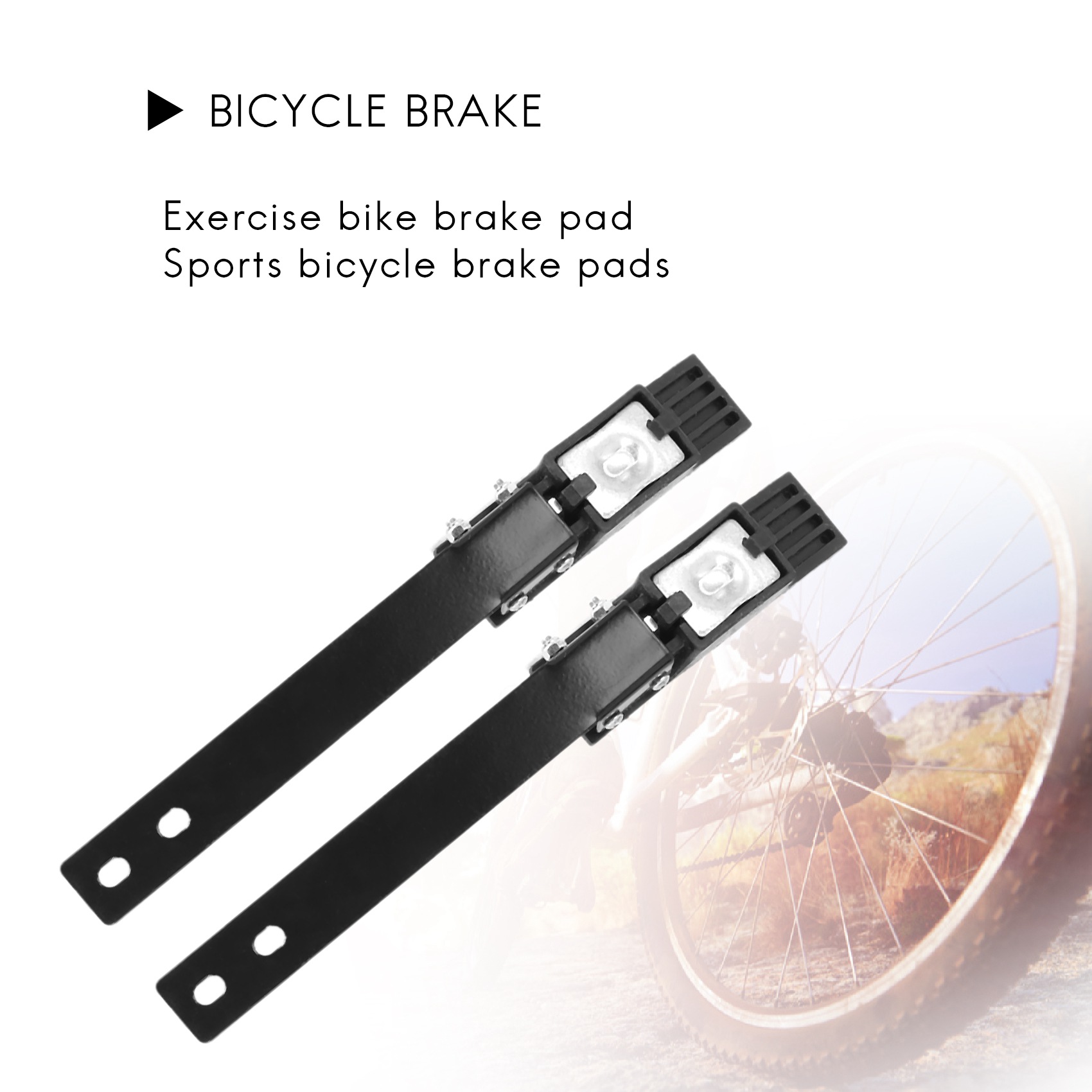 2Pcs Spinning Bike Brake Pads,Exercise Bike Brake Pads,Hairy Pad Blike Brake Group,Replacement Parts for Fitness