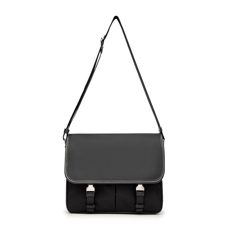 style shoulder bag postman bag multi compartment bag slant across briefcase