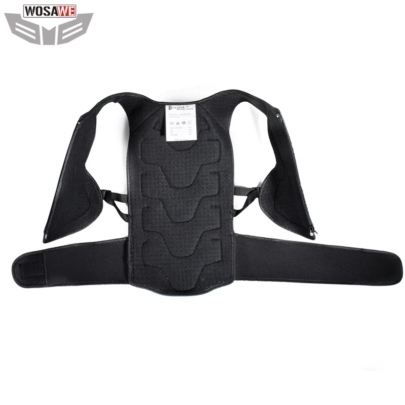 GHOST RACING Kids Motorcycle Armor Vest Motorbike Chest Back Protector Armor Motocross Racing Vest Protective Gear