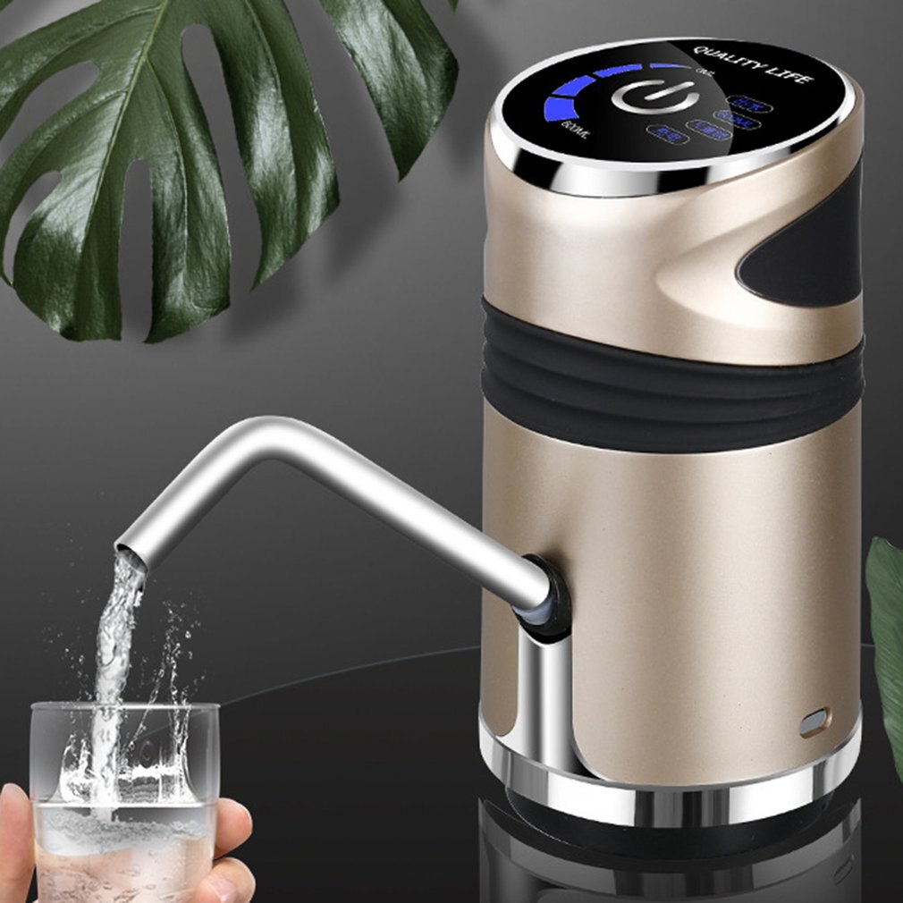 Tønde vand dispenser pumpe elektrisk vand dispenser ultra-stille lav støj 1200 mah mad grade silikone rør drikke vand