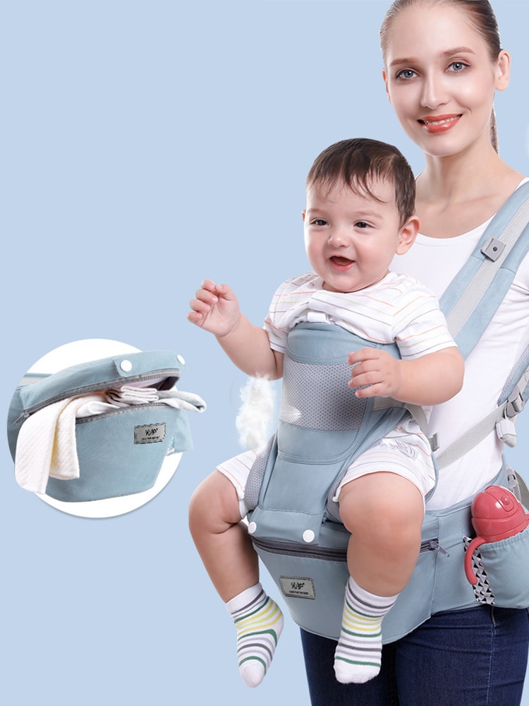 Ergonomische Babydrager Kangoeroe Wrap Sling Voor Pasgeborenen Dragen Voor Kinderen Baby Kid 0-36 Maanden