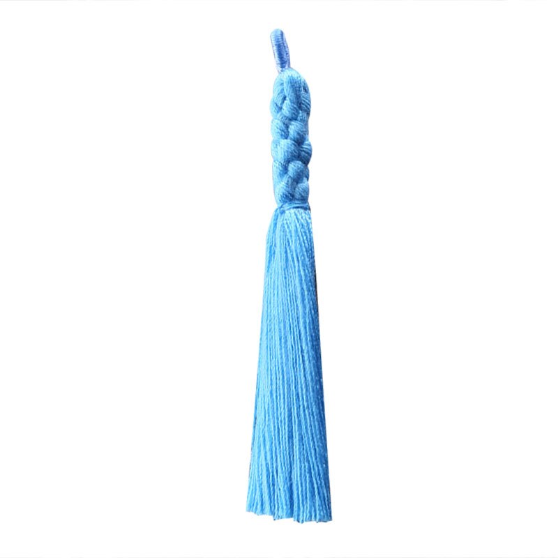 5PCS Mini Hemp Flower Tassel Jewelry Curtain Garments Decorative Accessories DIY Key Cell Phone Bag Fringe Trim Tassels Pendant