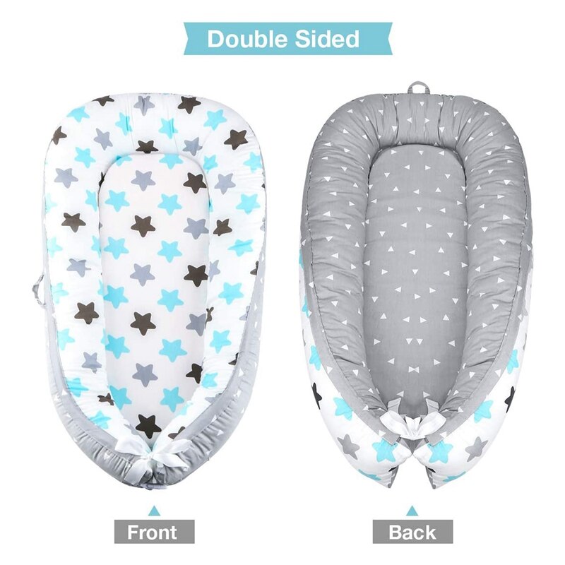 Cotton Baby Uterine Bionic Bed Anti-Pressure Baby Bed Portable Removable and Washable Newborn Bed Bed