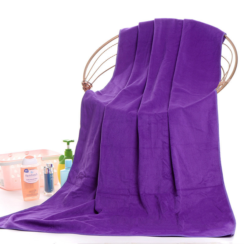 140x70cm / 55''x27'' Supersoft Microfiber Beach Towel Microfibre Bath Towel Sports Towel Gym Fast Drying Cloth Extra Large