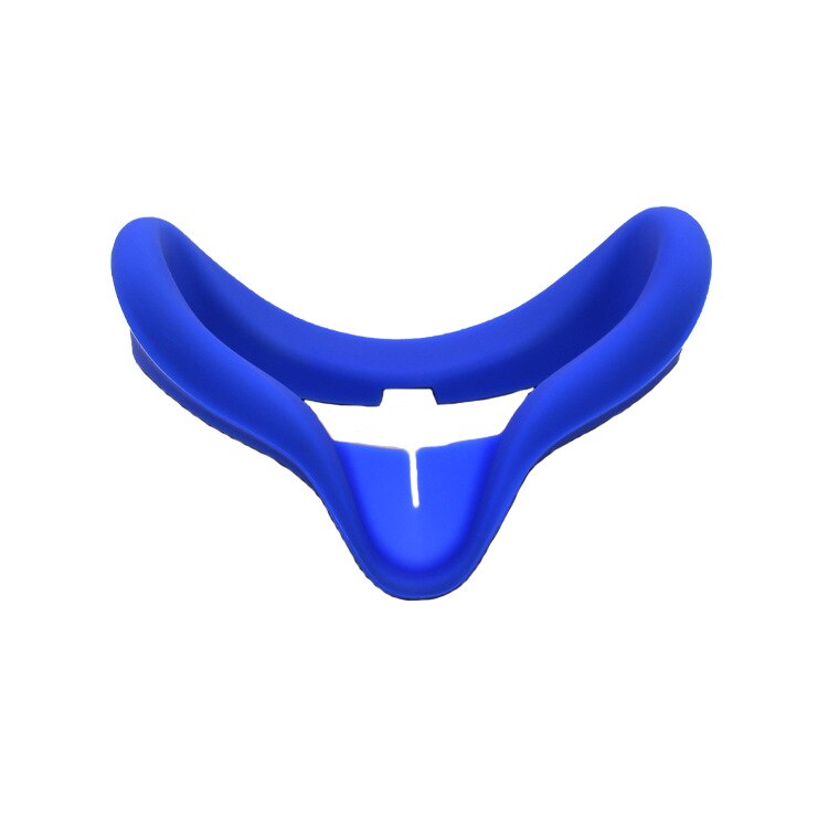 Silikone øjenmaske cover pad til oculus quest 2 vr headset åndbart anti-sved lys blokerende øjen cover til oculus quest 2: Blå