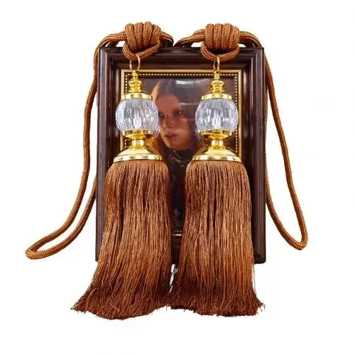 1Pc Tassel Hanging Pendant Decorative Curtains Accessories Key Tassels For Curtain Tieback DIY Craft Tassel Fringe