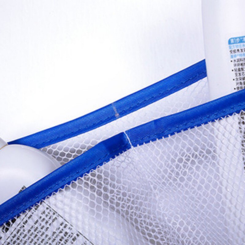 Baby Bath Toy Organizer Massive Baby Toy Storage Bin Quick Dry Storage Net + Lock Tight Suction Cups & Stickers Hooks