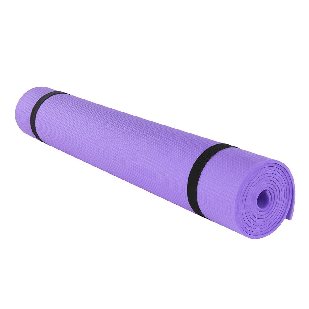 1730x610x4mm alfombra de EVA para Yoga todo propósito antideslizante esteras Fitness plegable Fitness ambiental ejercicio Mat de Fitness gimnasia esteras: Púrpura