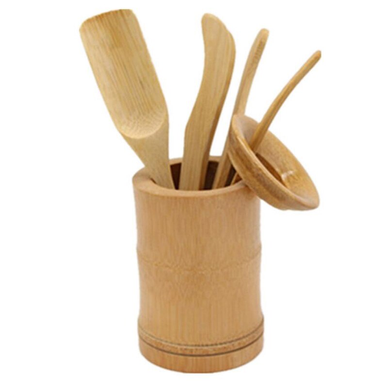 Tea Ceremony Tools Six Gentlemen Bamboo Tea Accessories Kung Fu Tea Cereamony Set Chinese Tea Bamboo Utensils 6pcs/set