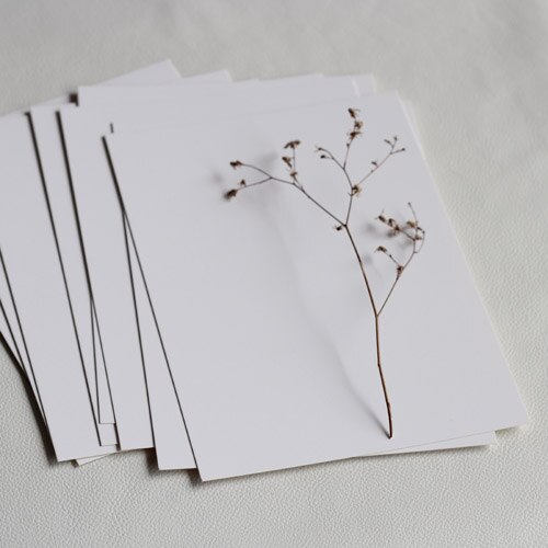 DIY Freehand Drawing Created Card Paper Writing 350g White Message Card Product Dimensions 21X15cm Pack of 10 Pieces