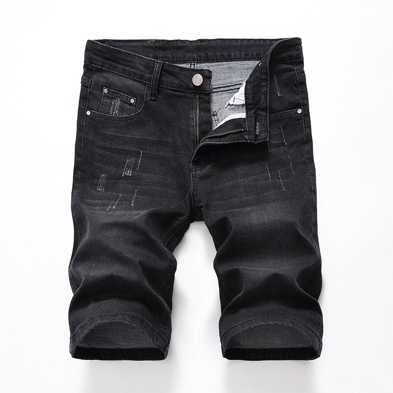 Generic-2 Pantaloni Jeans Strappati Classici da Uomo Jeans Larghi lavati Dritti per Pantaloni