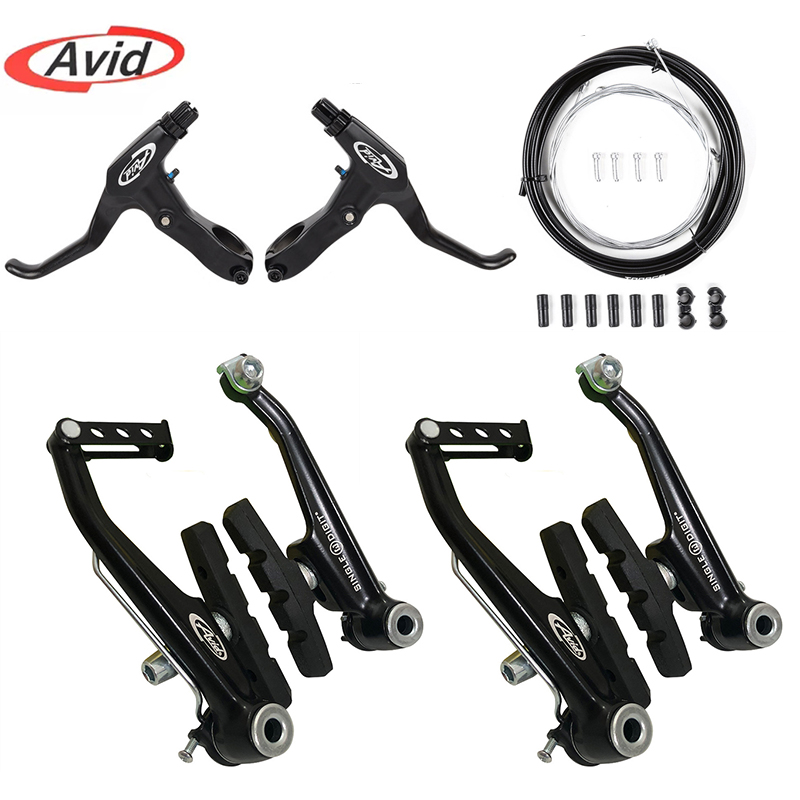Avid Fiets V Brake Set FR5 Aluminium Remhendel SD3 Voor Achter V-Remklauwen Road Mountainbike onderdelen Fit Sram