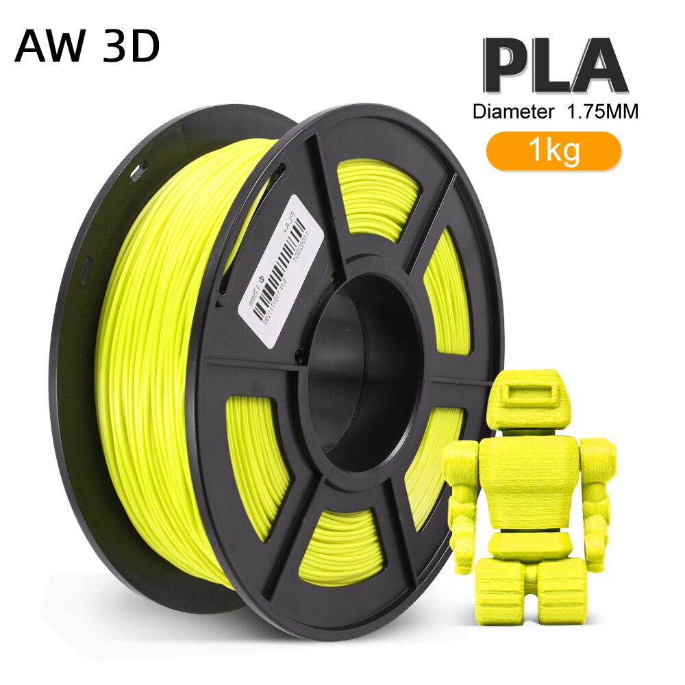 3D Printer Filament PLA 1.75mm 1kg 2.2lbs 3d plastic consumables material 3d filament Nature Works Non-toxic PLA with fast ship