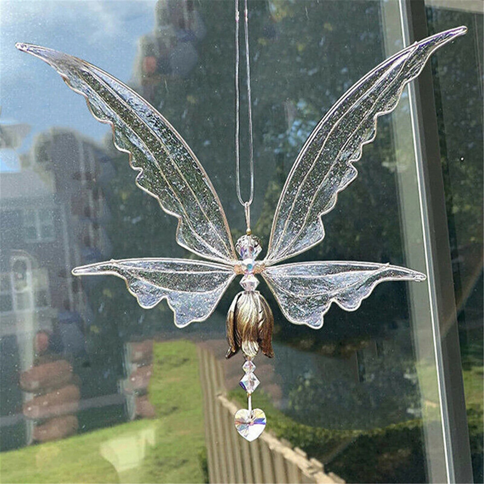 Butterfly Fairy Crystals Suncatcher Sun Catcher ing Window Décor