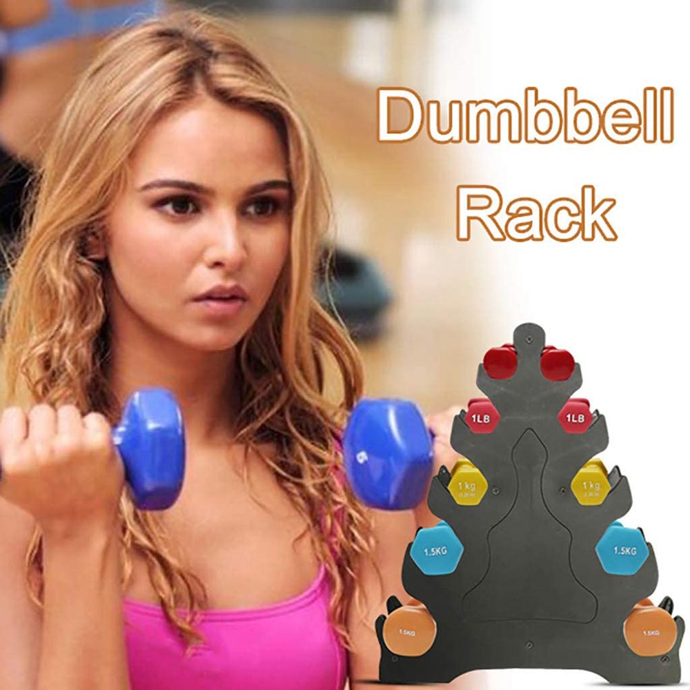 Dumbbell Storage Rack Stand 5 Tier Fitness Dumbbell Rack Portable Dumbbell Small Holder