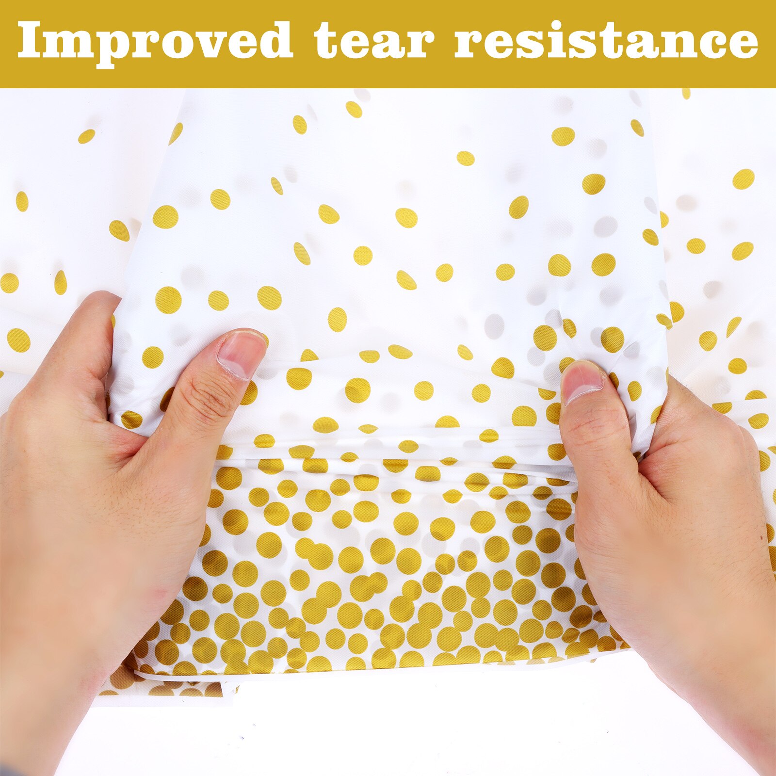 6Pcs 137*274 cm Rose Gold Tablecloth Gold/Pink Dot table cover for adult Happy Birthday Party Supplies Wedding Party Decorations