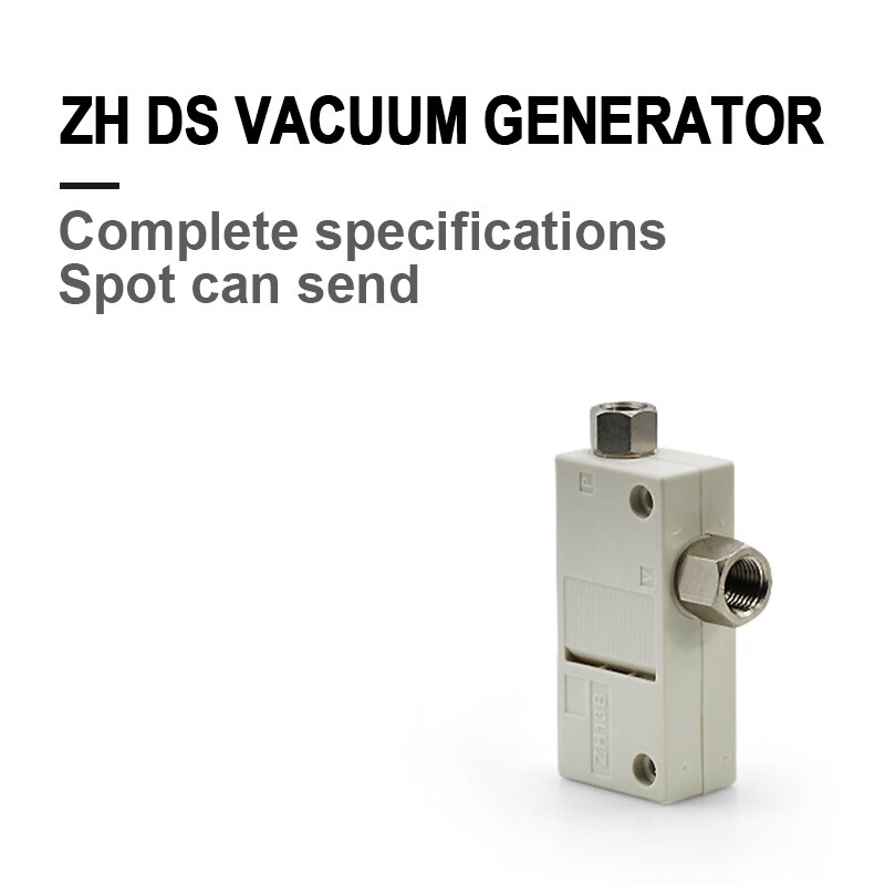 Pneumatic ZH Vacuum generator negative pressure pneumatic large flow Zh5/7/10/13BS SMC model