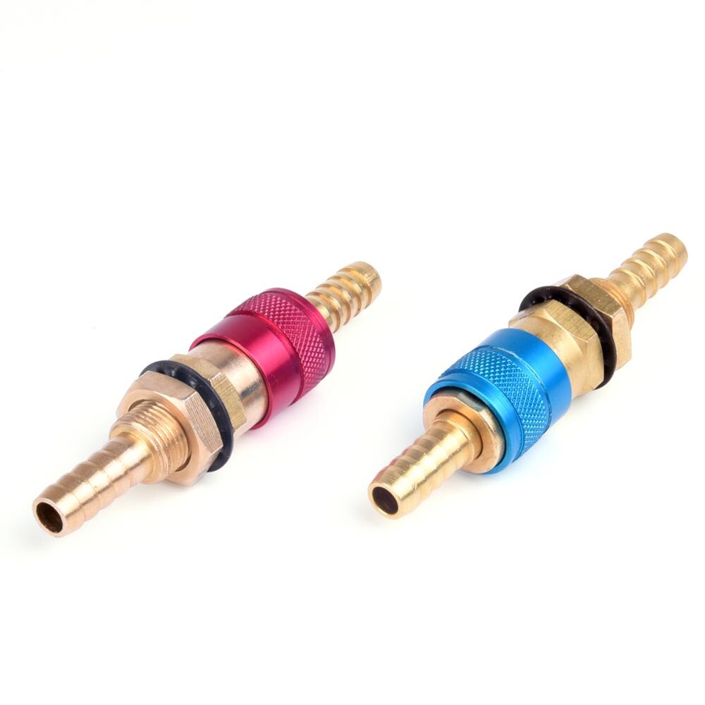 5mm 8mm Water Cooled Air Cooled Gas Water Adapter Quick Connector Fitting For MIG TIG Welding Torch Plug