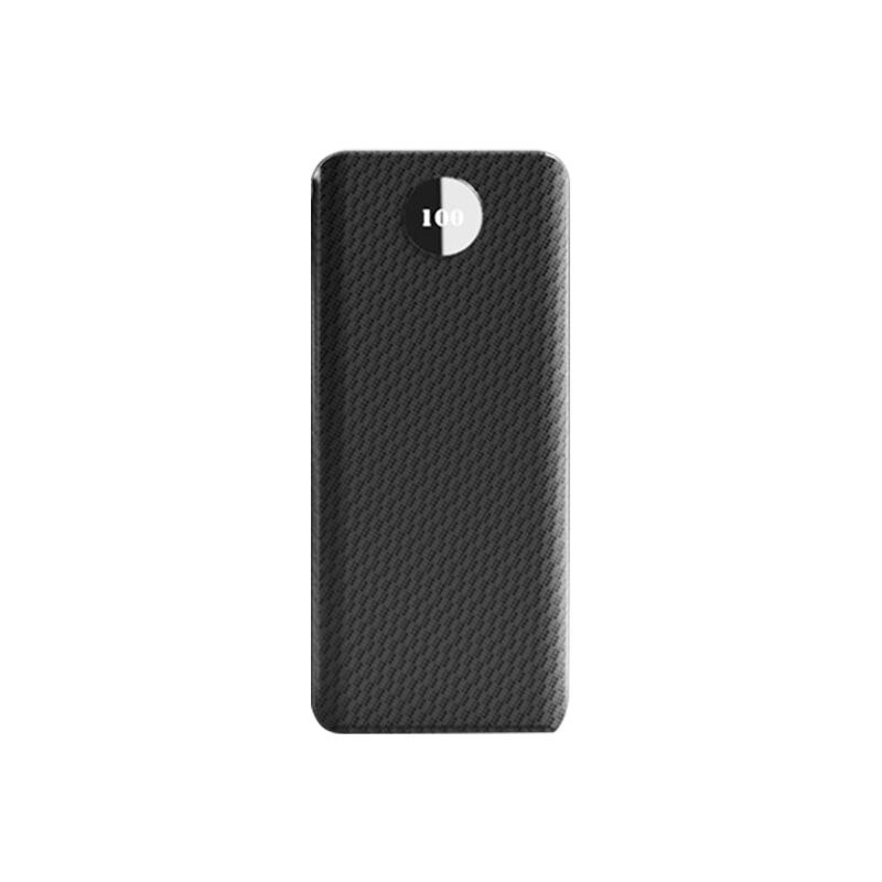 Coque double USB type-c pour batterie portable, Kit de bricolage 20000mAh 8x18650, étui de chargeur de batterie, Port Micro USB pour téléphones portables, accessoires 37MC: Black