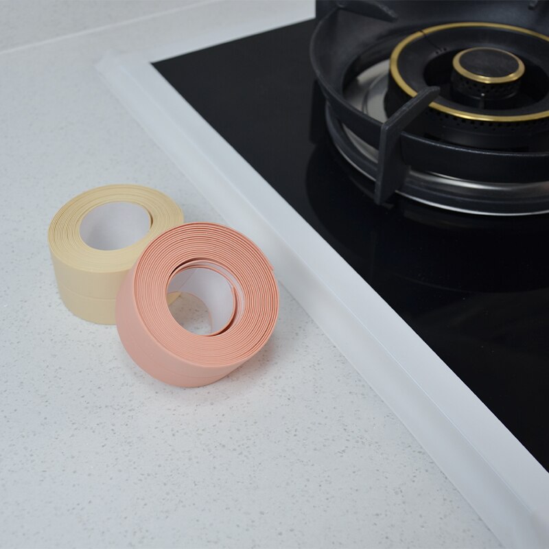 Aanrecht Badkamer Kloof Strip Pvc Tape Waterdichte Meeldauw Zelfklevende Zwembad Water Seal Sterke Zelfklevende Tape