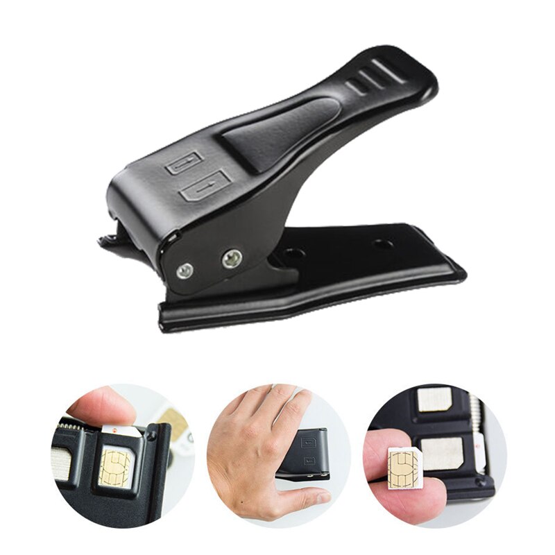 Universal Double Dual Sim Cutter practical Nano/Micro Sim Cards Cutter Cutting For iPhone 5 4 4s Nokia Samsung N7100 iPad 2