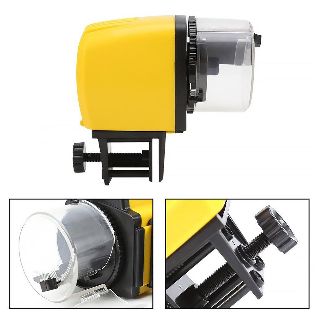 Plastic Fish Tank Feeder Automatic Timing Aquarium Grandado plastic-fish-tank-feeder-automatic-timing-aquarium-grandado