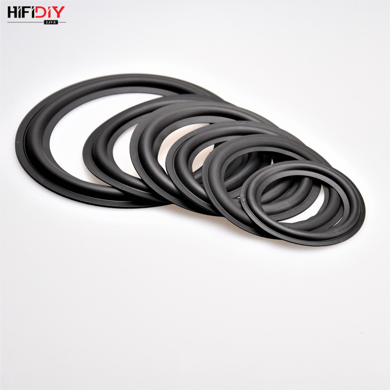 Hifibricolage LIVE 2-3.5 pouces woofer haut-parleur pièces de réparation accessoires bord en caoutchouc anneau pliant Subwoofer(50 ~ 90mm) 2.5 3 3.5