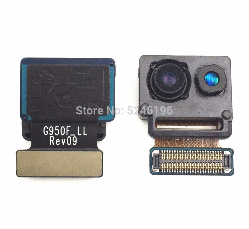 1 adet ön bakan küçük kamera modülü Flex kablo Samsung Galaxy S8 G950 G950F evrensel tip Selfie kamera orijinal