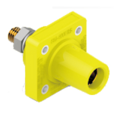 16 Series Cam-Lock 400A Female Chassis Connector Panel Mount Threaded Socket