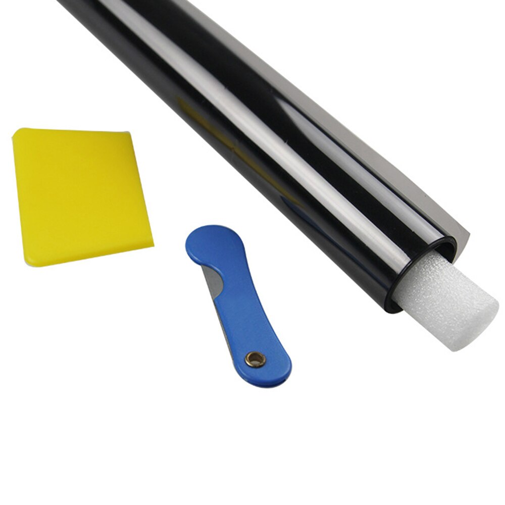 1% 5% 15% 35% 50% dunkel Schwarz Fenster Tönung Film Glas Rolle 1 Lage Auto Auto Haus Kommerziellen Solar- Schutz sommer