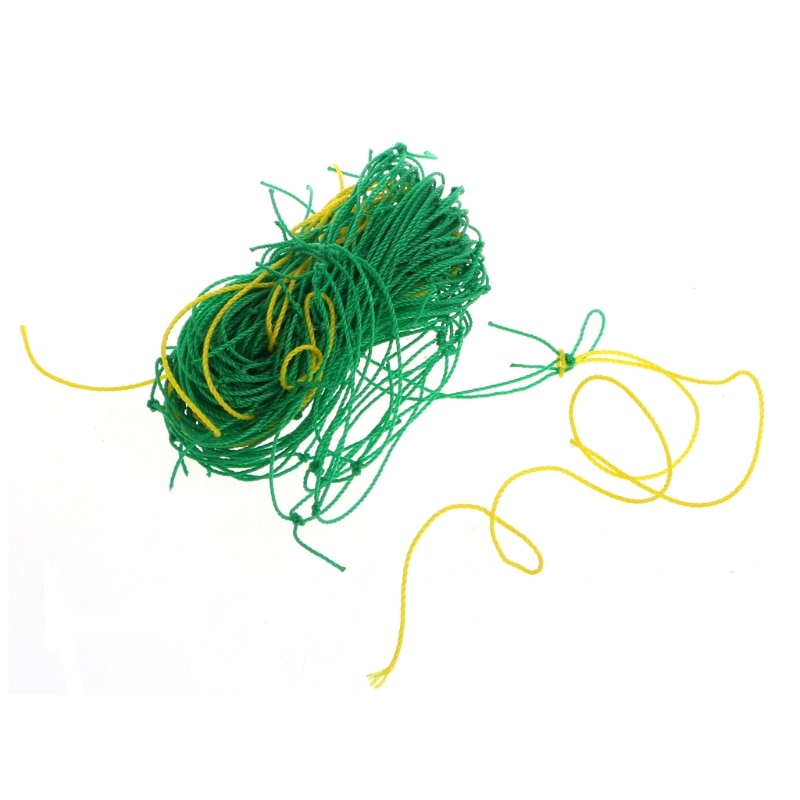 Garden Green Nylon Trellis Netting Support Climbing Bean Plant Grow Fence 62KC