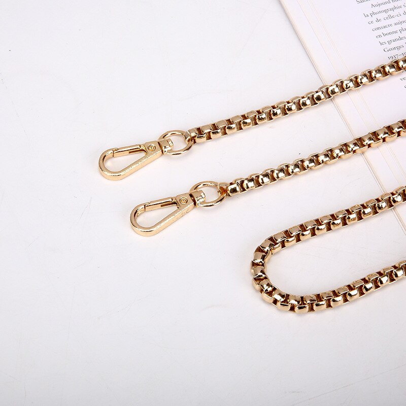 Bag Chain Strap Belt Hardware Shoulder Handbag Metal Replacement Bag Part DIY Strap Accessories for Women Chain Bag: a3 Gold / 100 cm