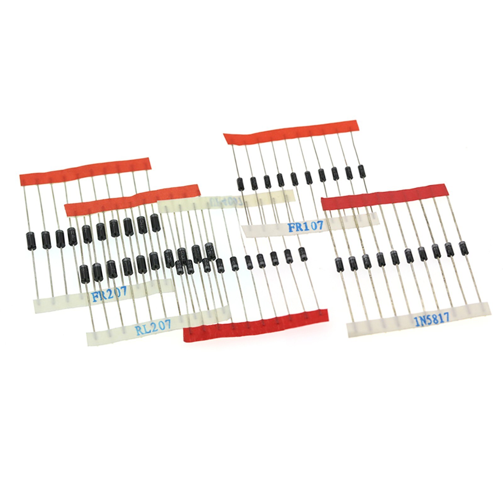 200Pcs Fast Switching Diode Gevarieerd Kit 14 Soorten 200 Diode Sample Pakketten 1n5404 1n4007 Rl207 Uf4007, etc.