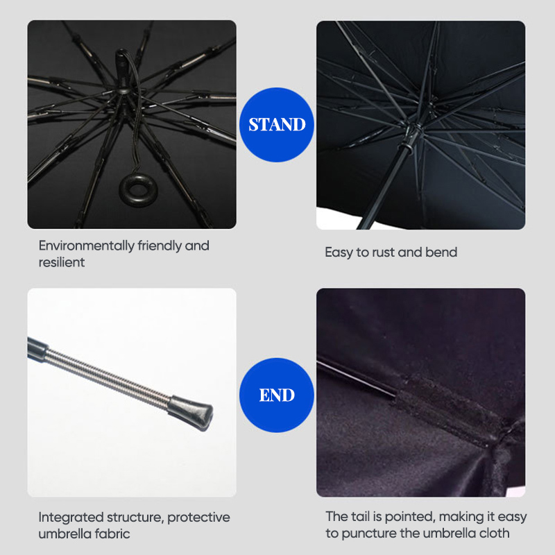 Karcle Auto Voor Parasol Zonnescherm Pull Ring Paraplu Voor Voorruit Auto Opvouwbare Parasol Covers Auto Parasol Paraplu