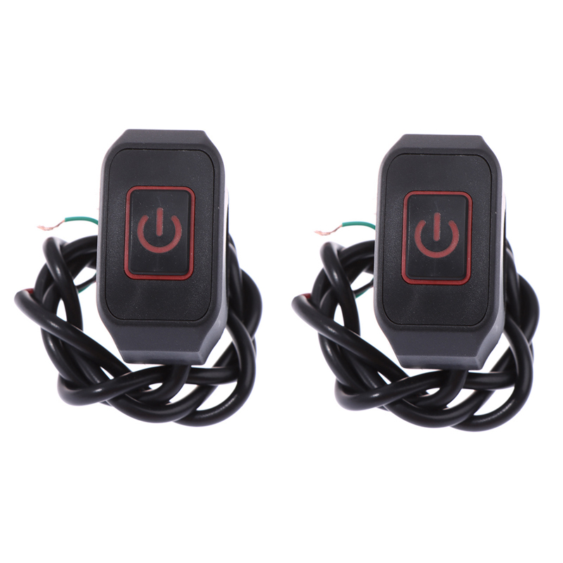 Motorrad-Lenkerschalter, 22 mm, 12 V, Ein-/Aus-Geschmack, universeller wasserdichter Motorrad-Anschluss, Steuerschalter, Moto-Zubehör: dunkel Grau