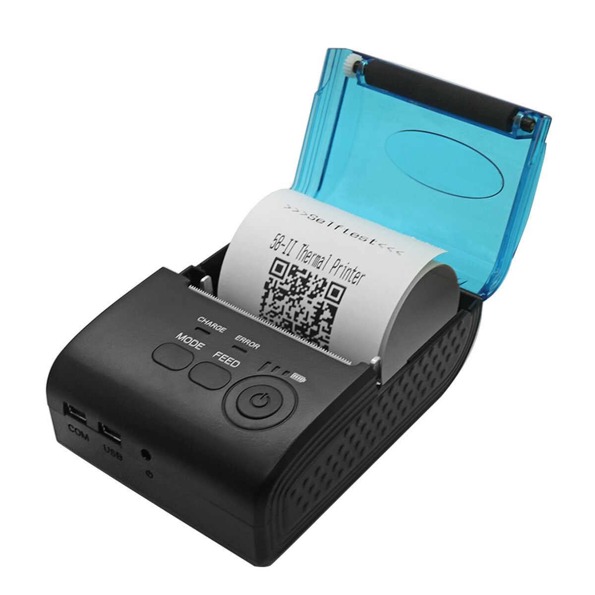 Mini portable pos thermal receipt printer 58mm android bluetooth direct thermal printing machine for mobile office HS-590A