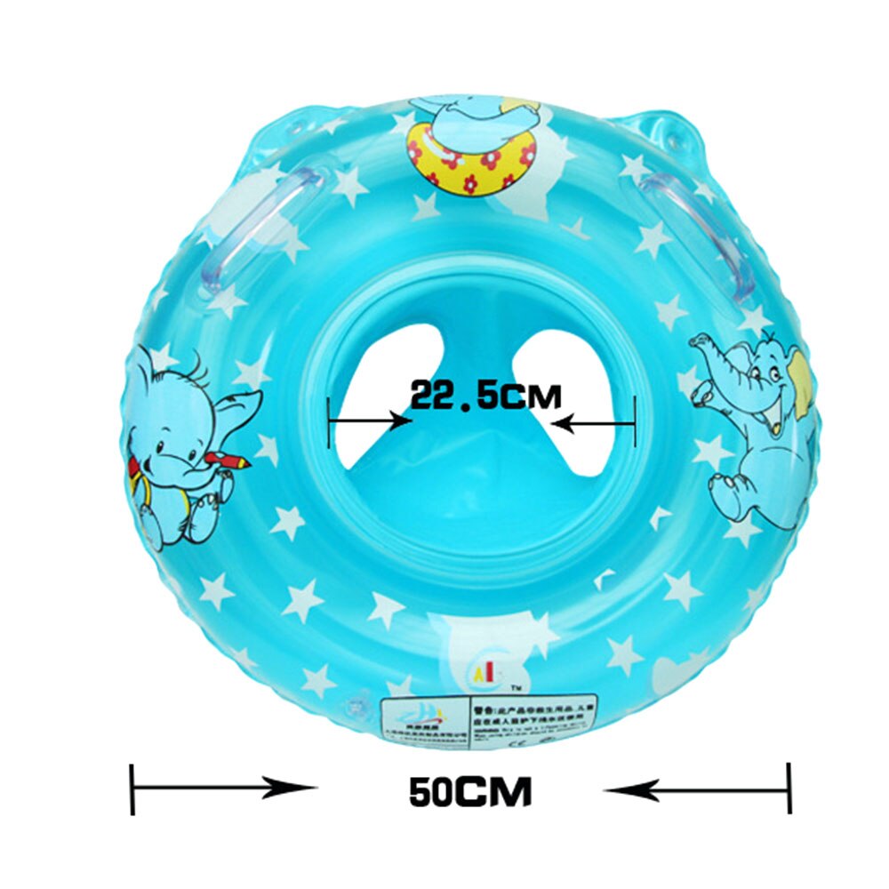 50*50cm 1 Pieces Baby swimming seat Swimming Pool Rings Water Toys Swim Circle Double Handle Safety