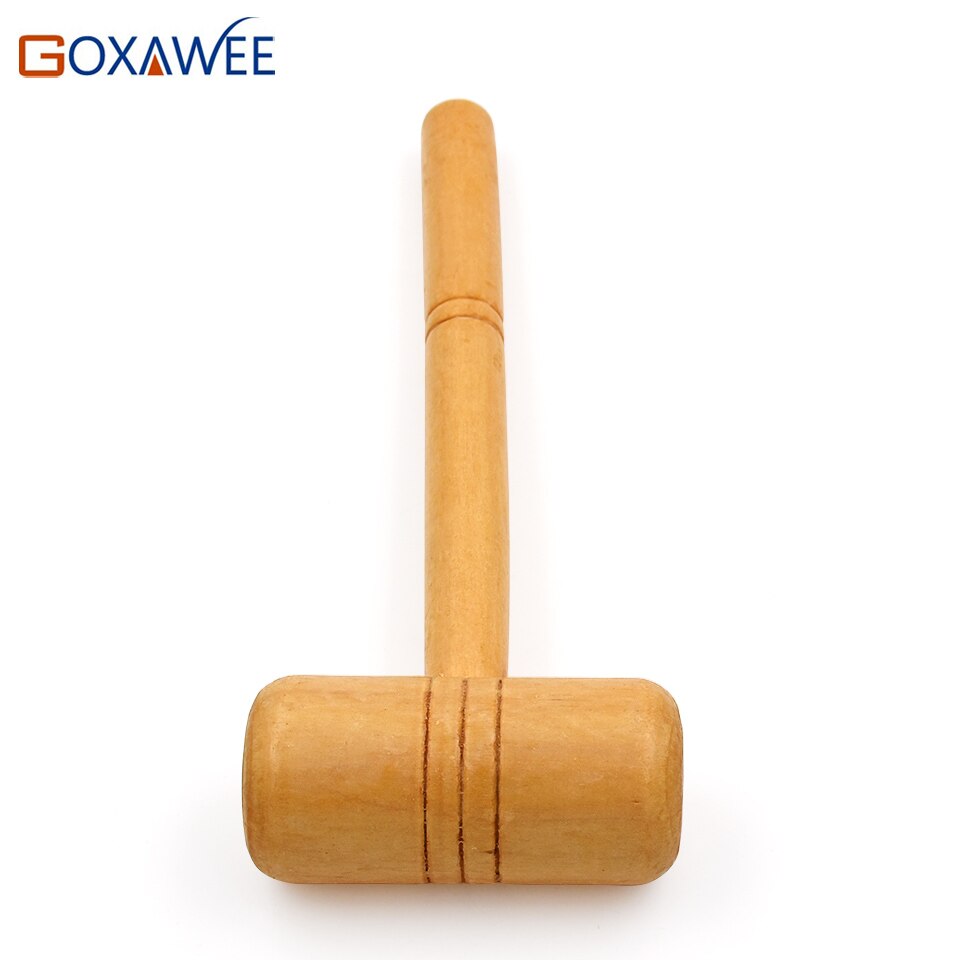 Goxawee 1Pc Houten Hamer Veilig Power Verminderd Multi-purpose Hand Hamer Gereedschap Voor Hardware Reparatie Sieraden Diy Gereedschap