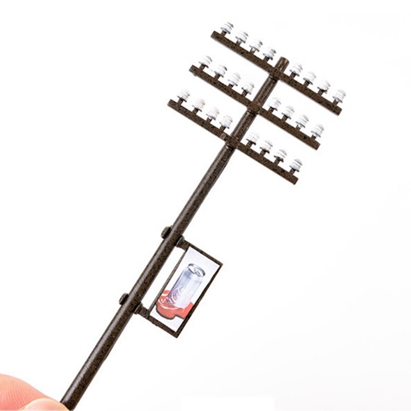 15 Pcs Model Train Ho Scale DIY Architectural Model Telegraph Poles Material Sand Table Model Materials