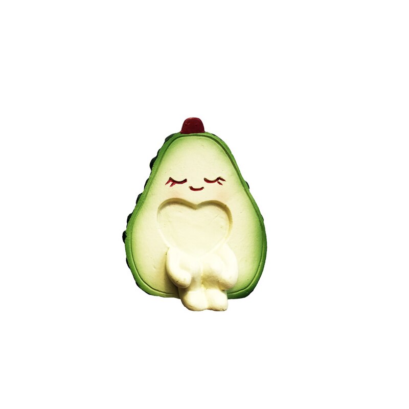 Decorative Refrigerator Magnet Funny Resin Kitchen Fridge Magnets Cute Whiteboard Locker Magnets for Boys and Girls: Avocado 03